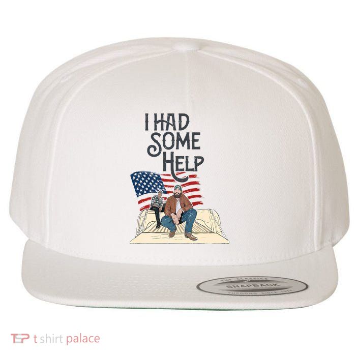 I Had Some Help Malone Post Wool Snapback Cap