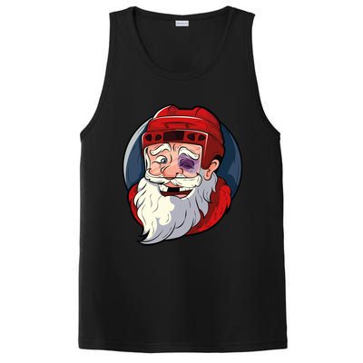 Ice Hockey Santa Claus Goalie Coach Christmas Gift PosiCharge Competitor Tank