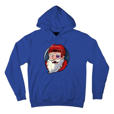 Ice Hockey Santa Claus Goalie Coach Christmas Gift Hoodie