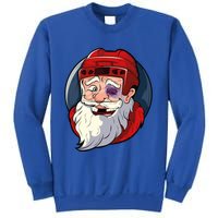 Ice Hockey Santa Claus Goalie Coach Christmas Gift Sweatshirt