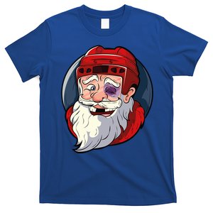 Ice Hockey Santa Claus Goalie Coach Christmas Gift T-Shirt