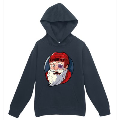 Ice Hockey Santa Claus Goalie Coach Christmas Gift Urban Pullover Hoodie