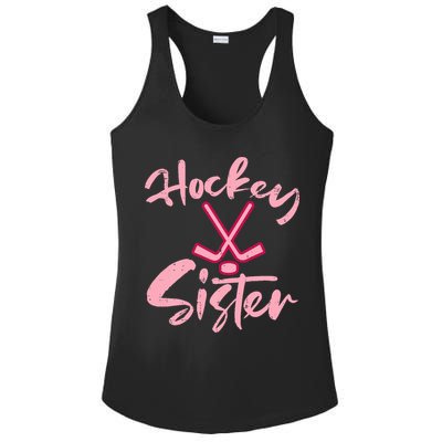 Ice Hockey Sister Fan Wo Girl Ladies PosiCharge Competitor Racerback Tank