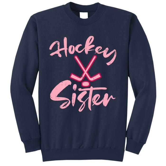 Ice Hockey Sister Fan Wo Girl Sweatshirt