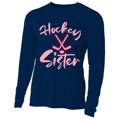 Ice Hockey Sister Fan Wo Girl Cooling Performance Long Sleeve Crew