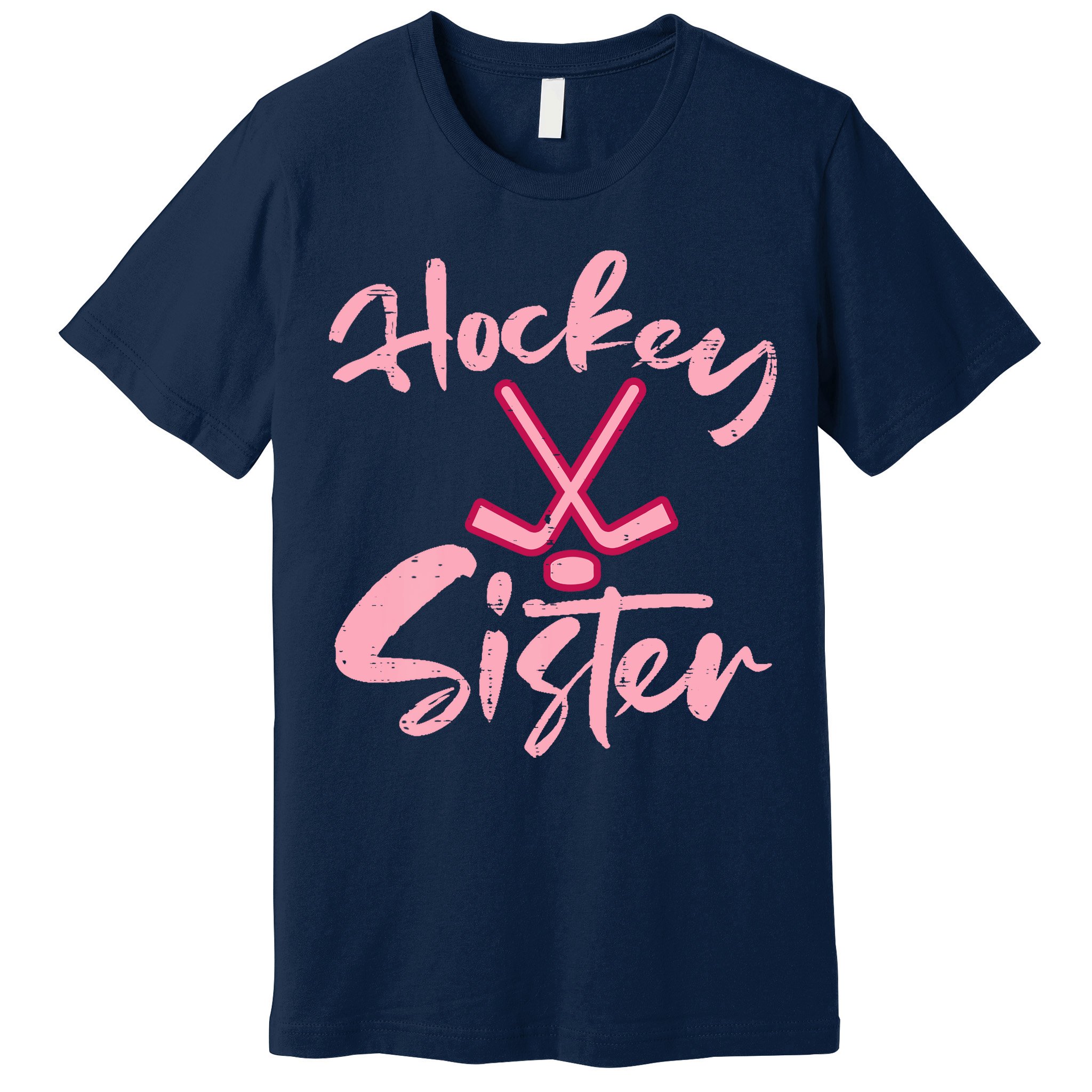 Ice Hockey Sister Fan Wo Girl Premium T-Shirt