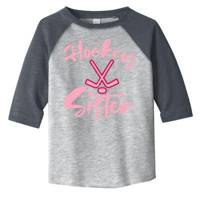 Ice Hockey Sister Fan Wo Girl Toddler Fine Jersey T-Shirt