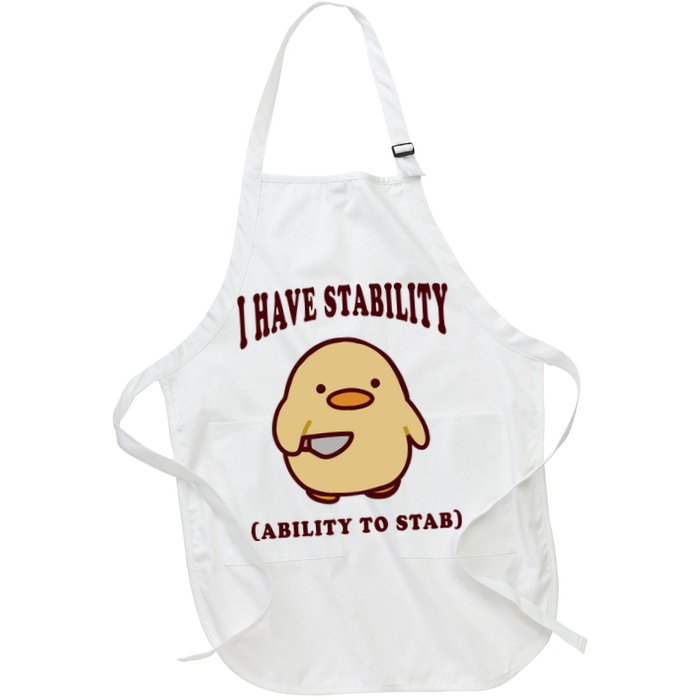 I Have Stability Ability To Stab Apron
