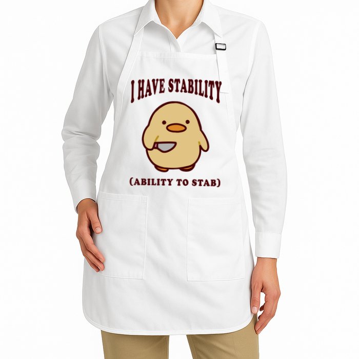 I Have Stability Ability To Stab Apron