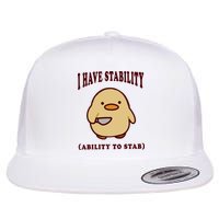 I Have Stability Ability To Stab Flat Bill Trucker Hat