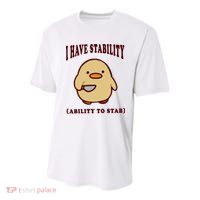 I Have Stability Ability To Stab Youth Performance Sprint T-Shirt