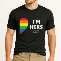 Im Hers Shes Mine Matching For Pride Lesbian Couples Lgbtq Cooling Performance Crew T-Shirt