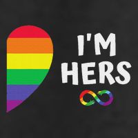 Im Hers Shes Mine Matching For Pride Lesbian Couples Lgbtq Adult Drive Performance Visor