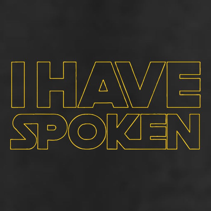 I Have Spoken Funny Space Western Sci Fi Golf Towel