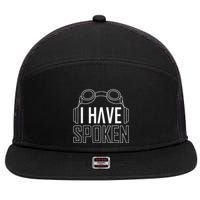I Have Spoken Space Western 7 Panel Mesh Trucker Snapback Hat
