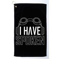 I Have Spoken Space Western Golf Towel