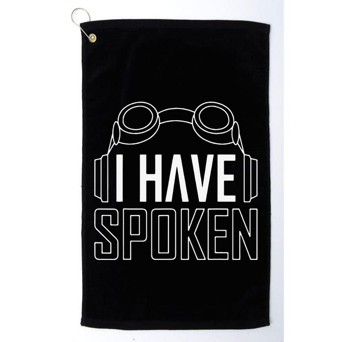 I Have Spoken Space Western Golf Towel