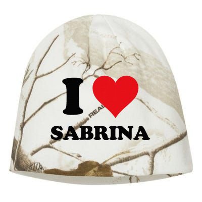 I Heart Sabrina First Name I Love Personalized Stuff Kati - Camo Knit Beanie