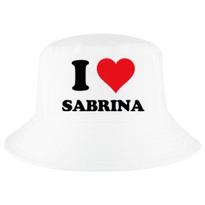 I Heart Sabrina First Name I Love Personalized Stuff Cool Comfort Performance Bucket Hat