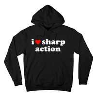 I Heart Sharp Action Hoodie