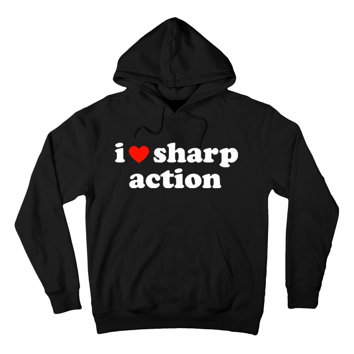 I Heart Sharp Action Hoodie