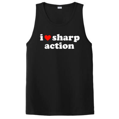 I Heart Sharp Action PosiCharge Competitor Tank