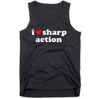 I Heart Sharp Action Tank Top