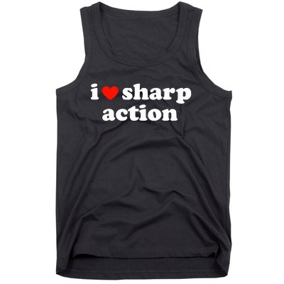 I Heart Sharp Action Tank Top