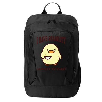 I Have Stability Ability To Stab City Backpack