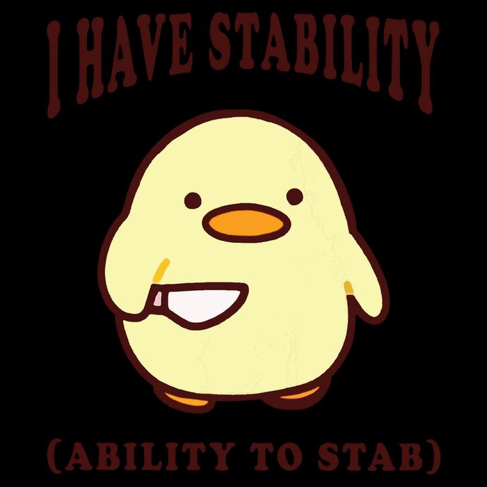 I Have Stability Ability To Stab 16 in Basic Backpack