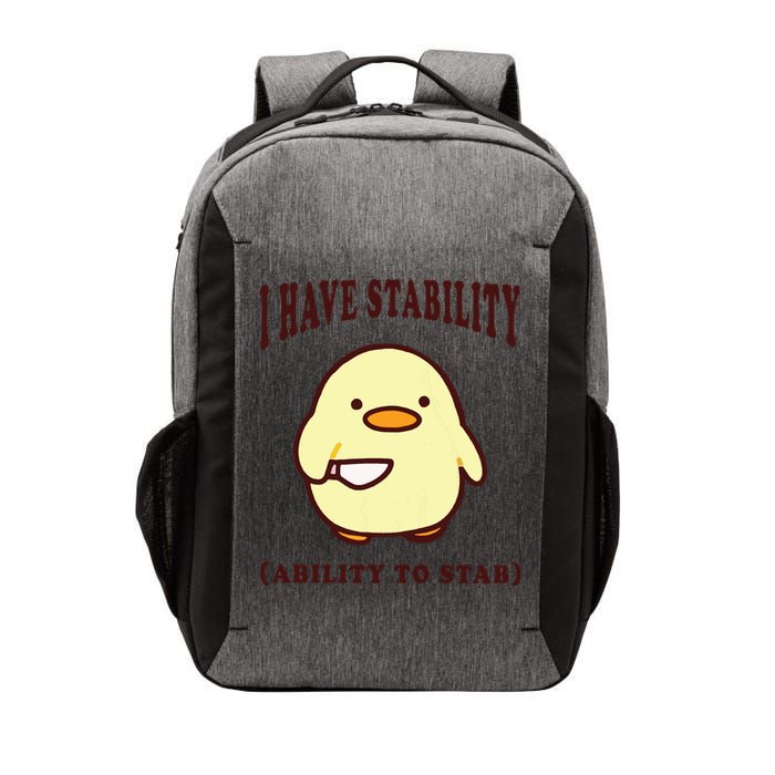 I Have Stability Ability To Stab Vector Backpack