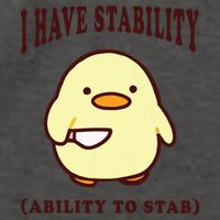 I Have Stability Ability To Stab Vector Backpack