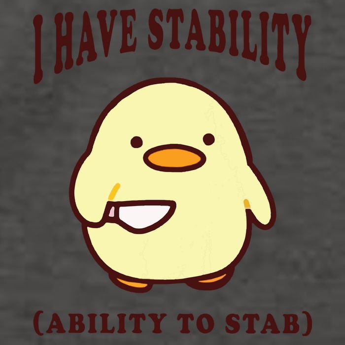 I Have Stability Ability To Stab Vector Backpack