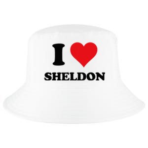 I Heart Sheldon First Name Cool Comfort Performance Bucket Hat