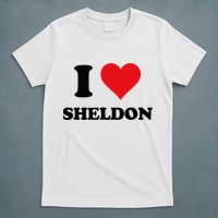 I Heart Sheldon First Name T-Shirt