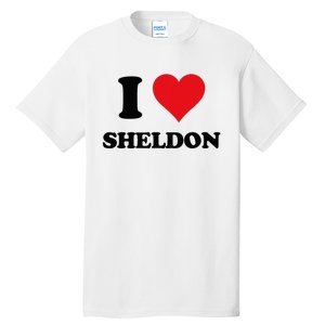 I Heart Sheldon First Name Tall T-Shirt