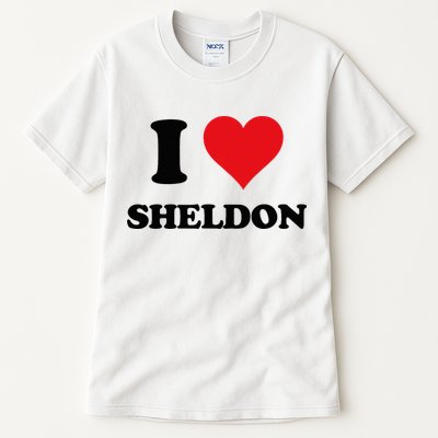 I Heart Sheldon First Name Tall T-Shirt