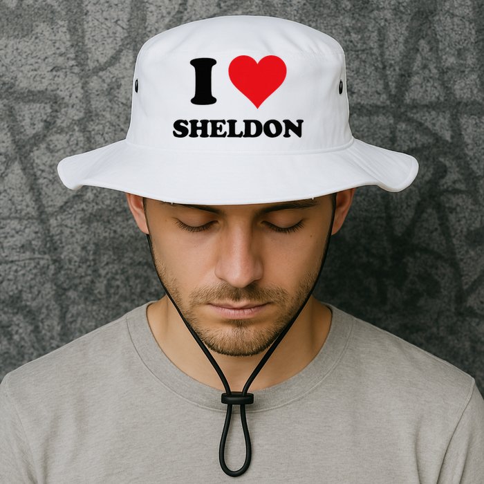 I Heart Sheldon First Name Bucket Hat