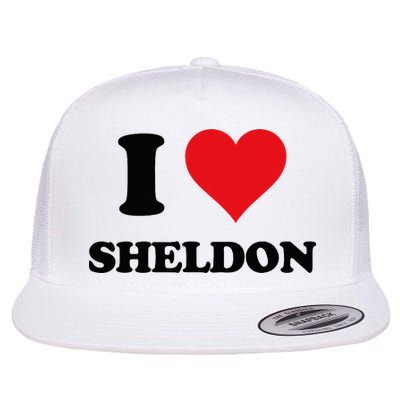 I Heart Sheldon First Name Flatbill Hat
