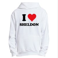 I Heart Sheldon First Name Urban Pullover Hoodie