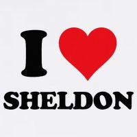 I Heart Sheldon First Name Baby Bodysuit