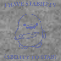 I Have Stability Ability To Stab Tall Sweatshirt