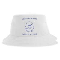 I Have Stability Ability To Stab Sustainable Bucket Hat