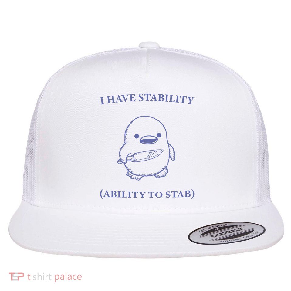 I Have Stability Ability To Stab Flatbill Hat