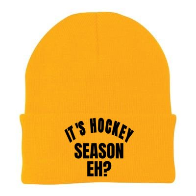 Its Hockey Season Eh? Gift Knit Cap Winter Beanie