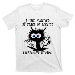 I Have Survived 37 Years Of Of Service IM Fine T-Shirt