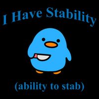 I Have Stability Ability To Stab 16 in Basic Backpack