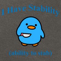I Have Stability Ability To Stab Cotton Canvas Backpack