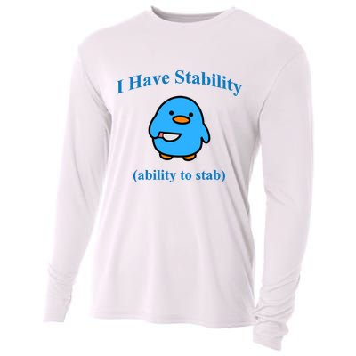 I Have Stability Ability To Stab Cooling Performance Long Sleeve Crew