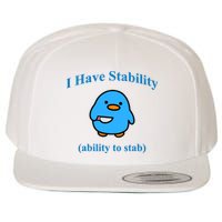 I Have Stability Ability To Stab Wool Snapback Cap